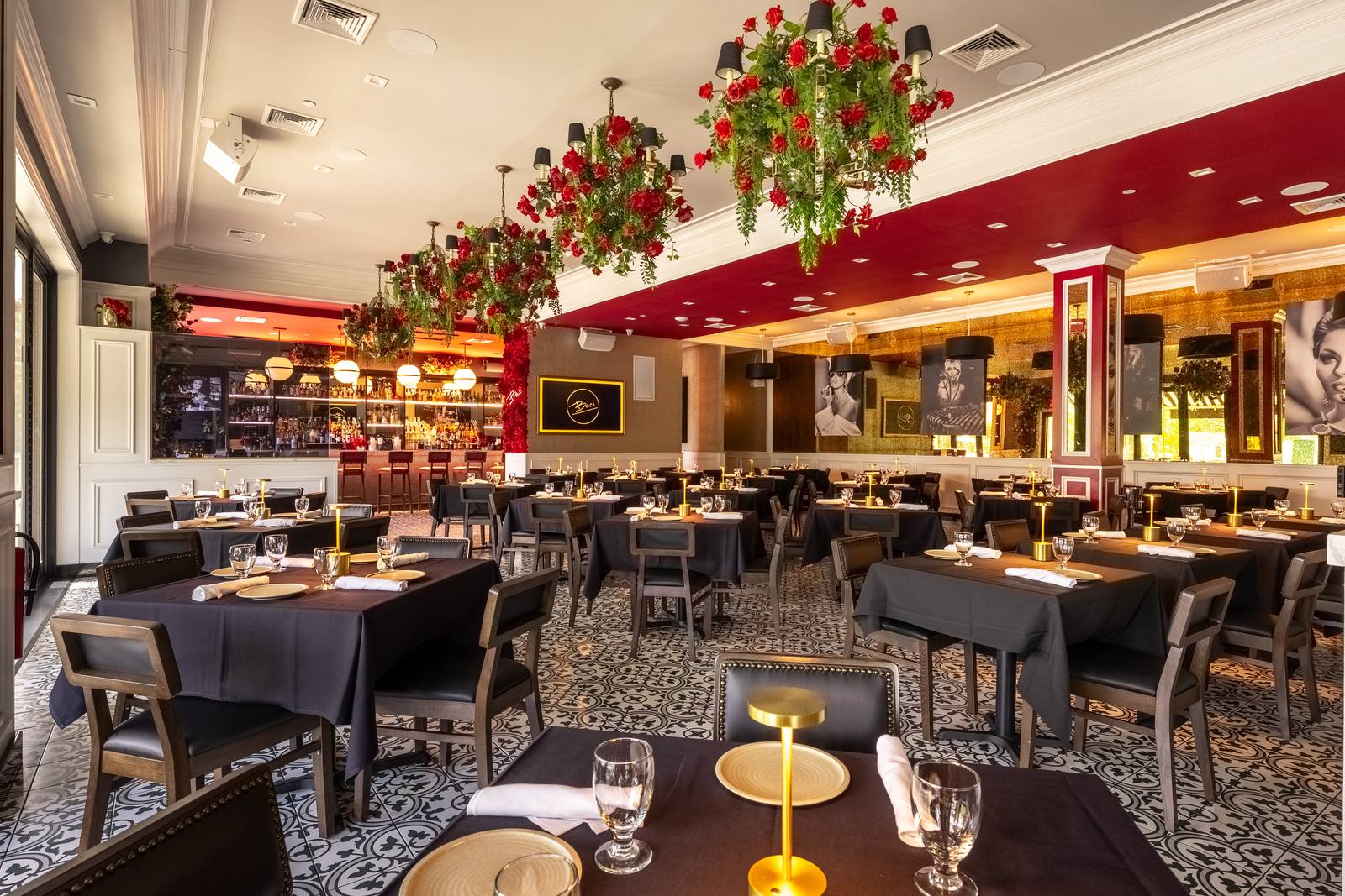 The dining room at Baci