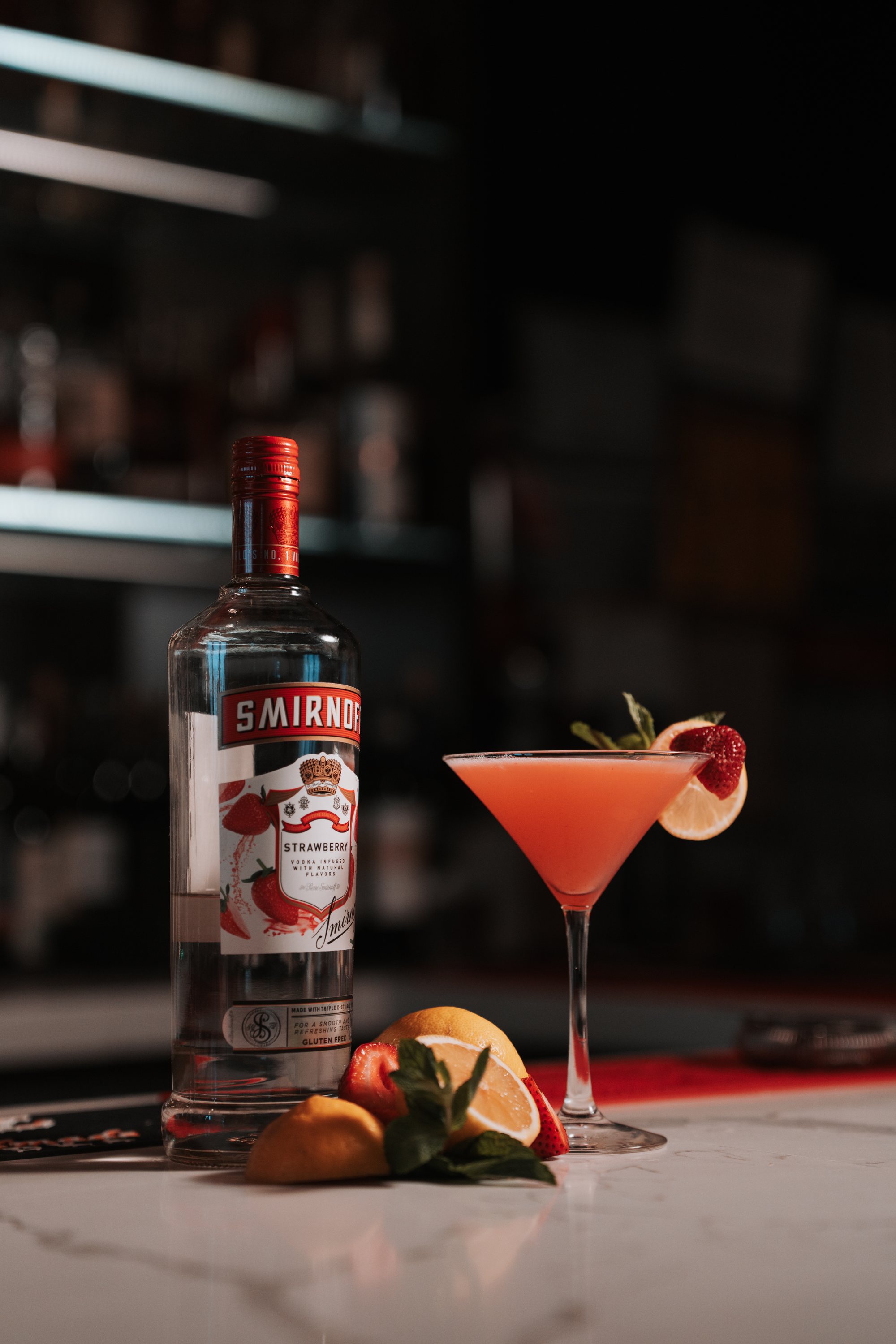 A martini at Baci