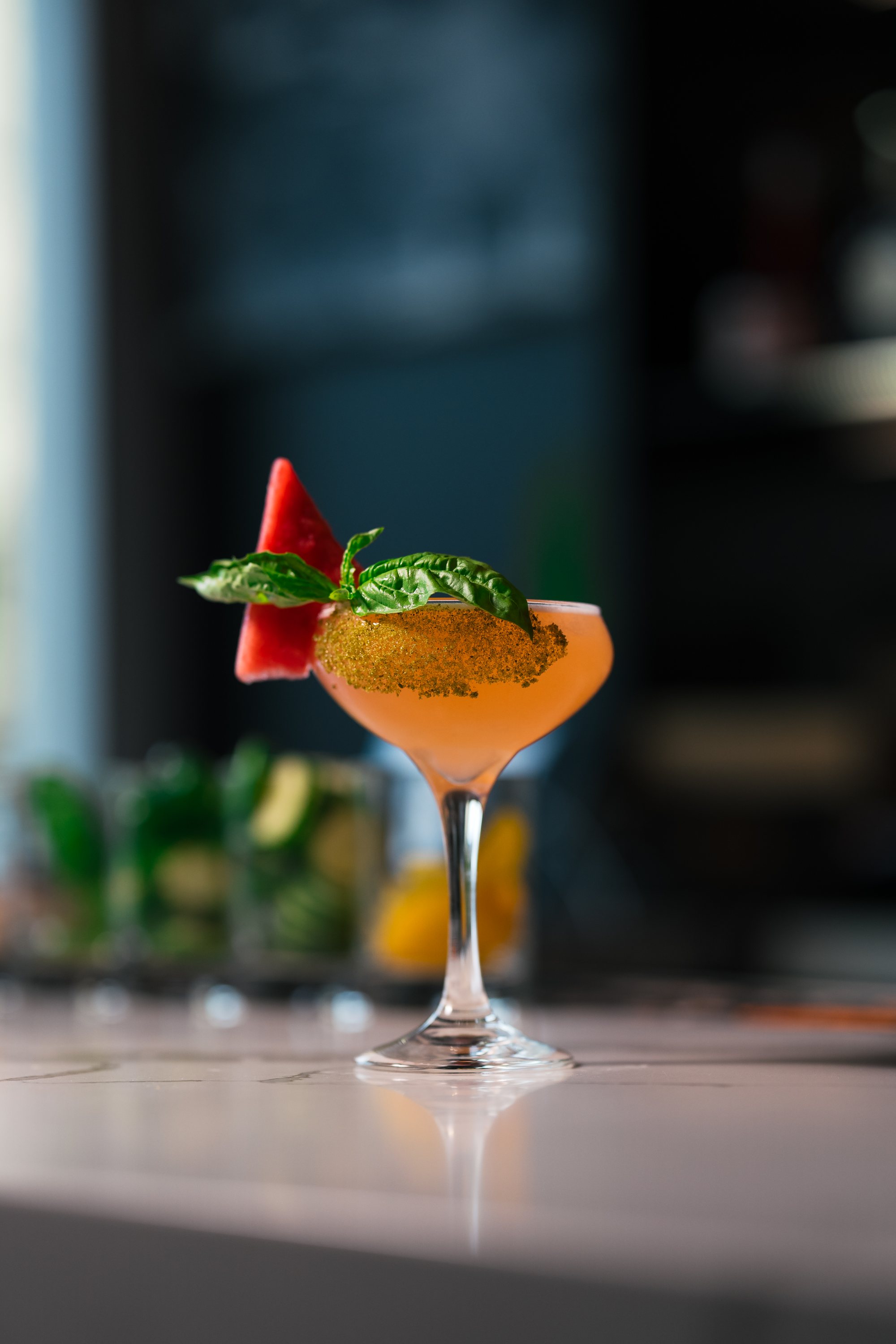 A signature Baci cocktail